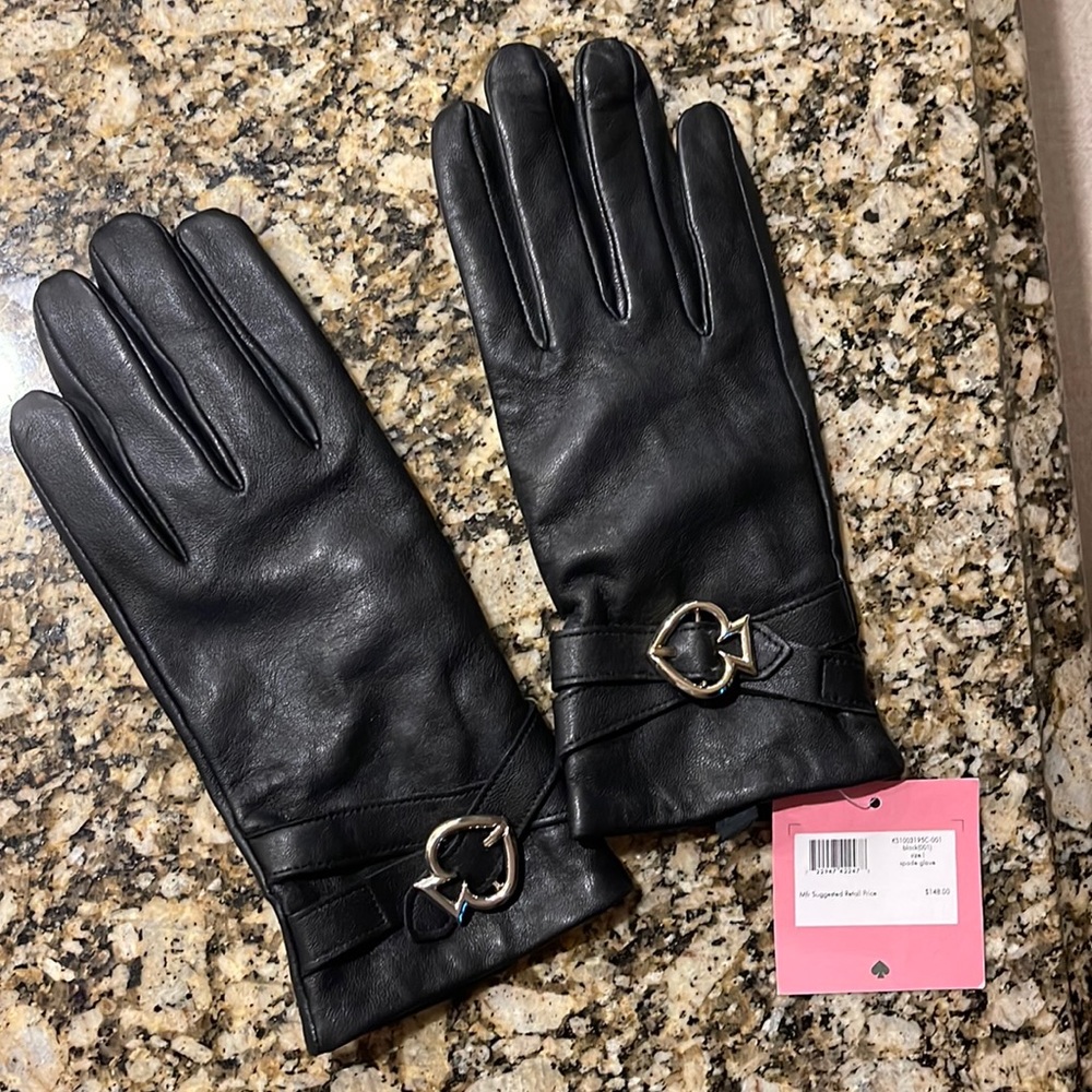 Kate Spade Leather Gloves - NWT